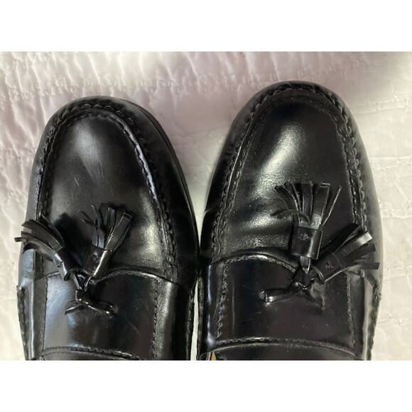 Cole Haan Men’s 9.5 Black Leather Tassel Loafers Comfort Dress Shoes main image 11